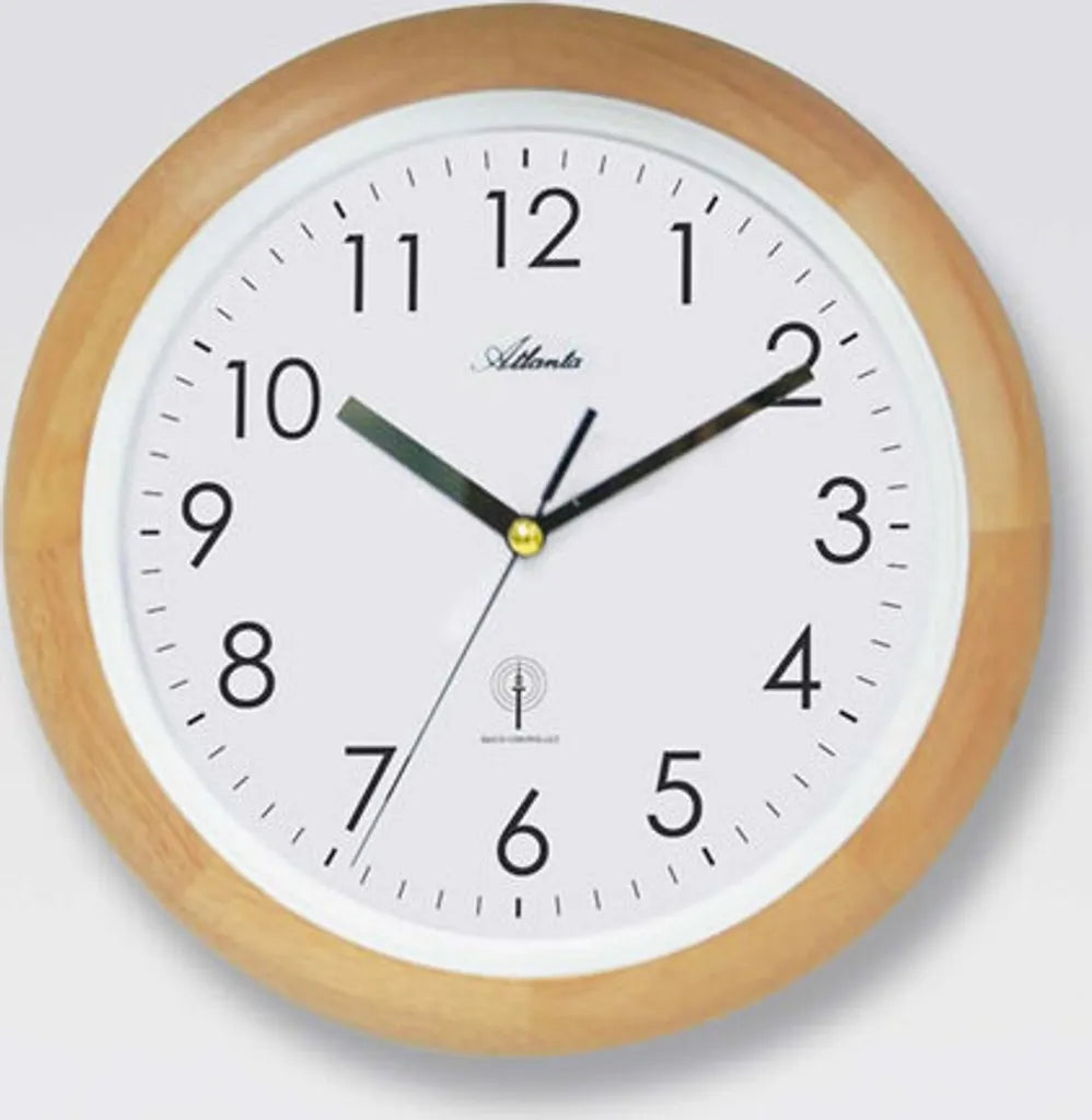  Atlanta Wanduhr, Funk, Ø 25,5 Cm, 4323-30