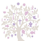  20 Lunch-Servietten Christicher Baum Taupe