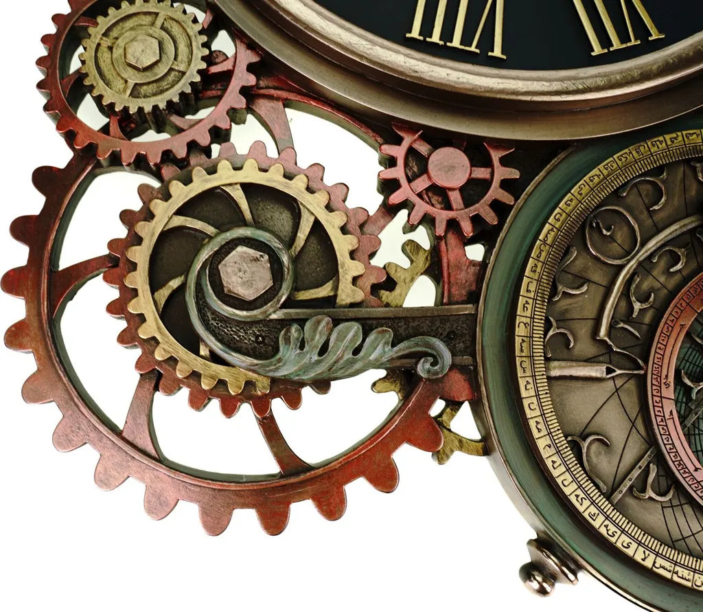  Steampunk Wanduhr Astrolabium - Bronziert By Veronese