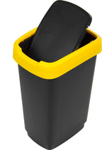  3er-Set Abfalleimer Mülltrennug 3x25L Rotho Twist Abfallbehälter Mülleimer Recycling