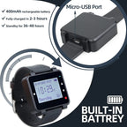  Retekess T128 Wireless Caregiver Pager Kellner Uhrenempfänger Für TD007 Und T117 Button Im Restaurant Hospital Nursing Home