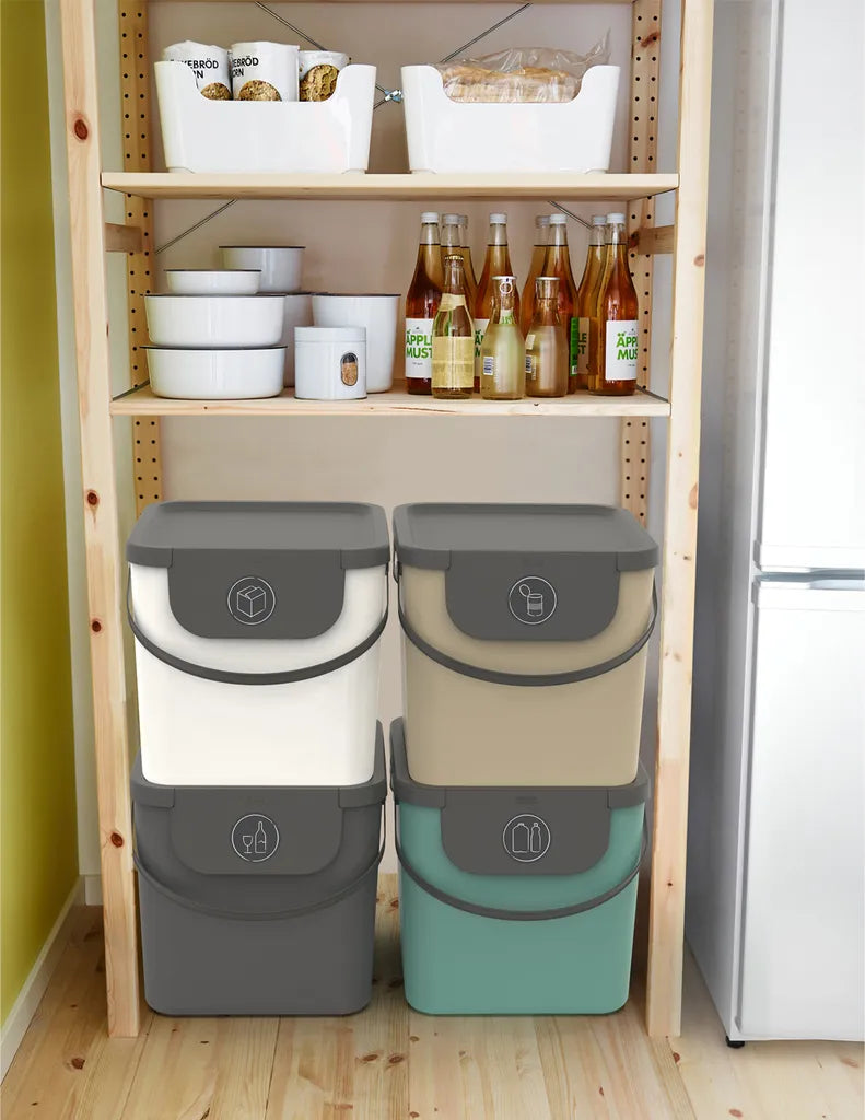 ROTHO Recycling Müllsystem 40 L ALBULA, Farbe:Anthrazit