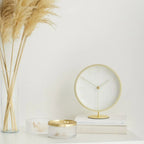  Umbra INFINITY Clock Uhr Wanduhr Standuhr Gold