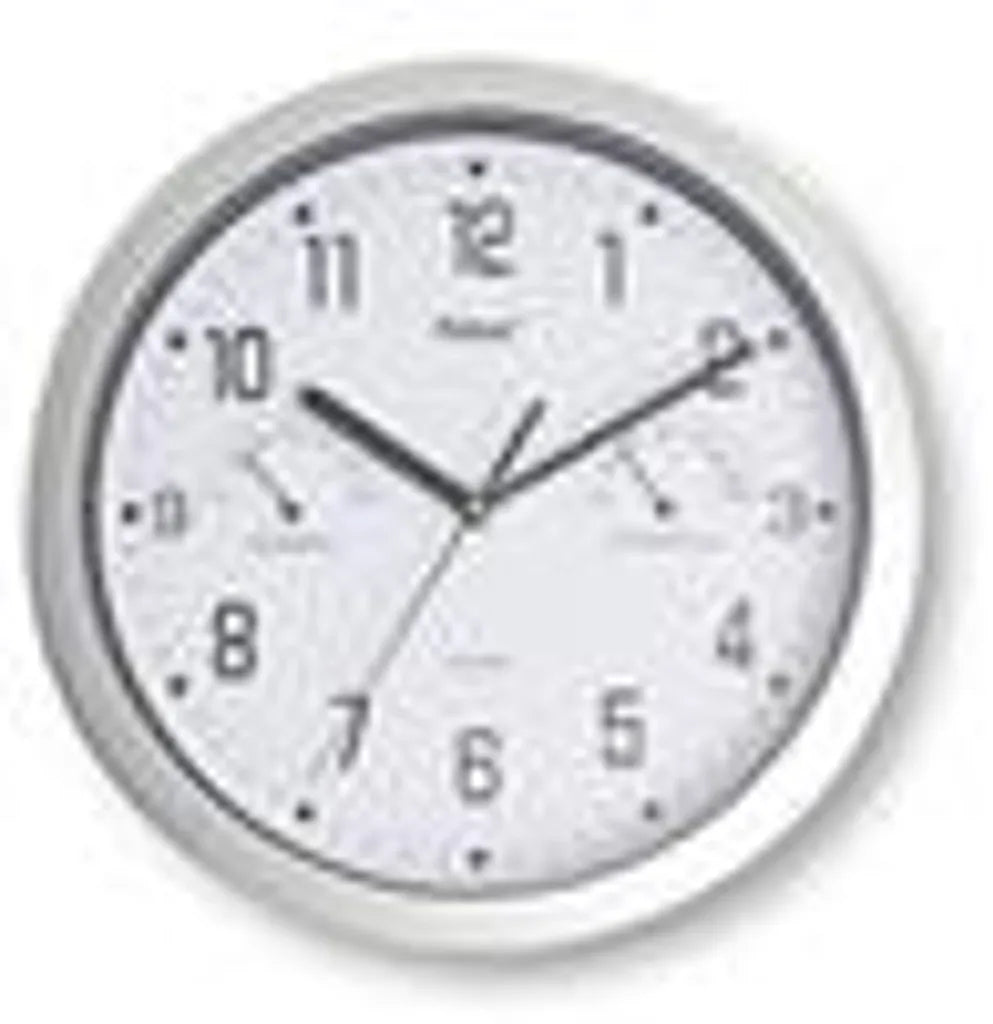  Mebus Quarz-Wanduhr Mit Thermo-/Hygrometer