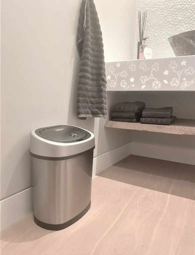  Rijoka Sensor Mülleimer 12L - Edelstahl