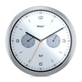  Mebus Funk-Wanduhr Mit Thermometer Und Hygrometer / Quarz-Uhrwerk / 26 Cm Durchmesser / Rund