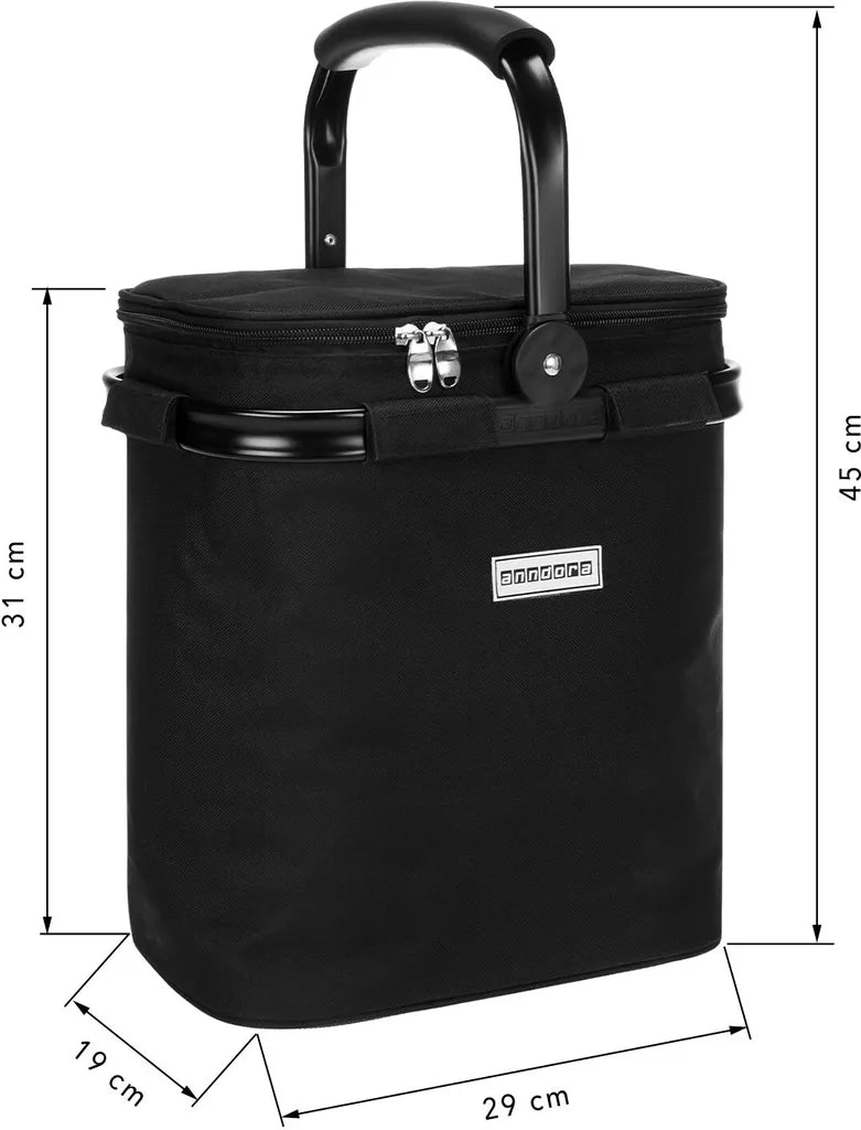  Flaschenträger Für 6 Flaschen Mit Kühlfunktion - Schwarz - Schwarz