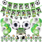  Weltmeisterschaft Fußball Party Supplies Luftballons Geburtstag Deko Ballons Cake Topper Happy Birthday Banner