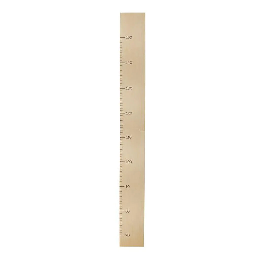  Messstab Aus Holz - 48,5 X 10 X 1 Cm