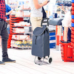  Wuuhoo I Einkaufstrolley Shoppy Mit Rollen 34 L I Einkaufswagen Faltbar, Abwaschbar I Verstärktes Material