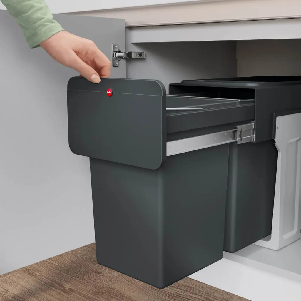  HAILO EcoLine Design L Abfalleimer Einbau 2x 15 L