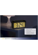 TFA Dostmann TFA 60.2018.01 Lumio Digitalwecker Schwarz