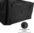 ONVAYA® Einkaufskorb Faltbar Mit Kühlfunktion | Schwarz | 2 Stück | Faltkorb Mit Deckel | Isolierkorb | Einkaufstasche | Klappkorb | Thermokorb Klappbar