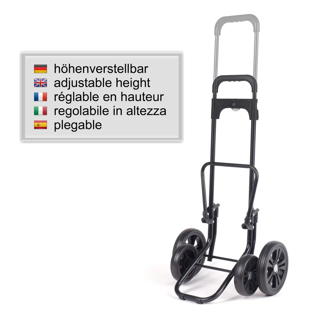  Andersen Shopper Quattro Klappbar Mit 4 Rädern Und 54 Liter Tasche Milla Schwarz