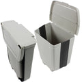  Abfalleimer Mülleimer Faltbar 4-8 Liter Wohnwagen Wohnmobil Camping Caravan Boot Grau / Anthrazit