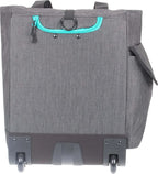  Trolley Einkaufstrolley Einkaufsroller Alessandro Pro Shopper Mit Stabilem Stand Einkaufstrolly Einkaufstasche Saunatrolley Trolly 38L 12894 Two Tone Grey Grau