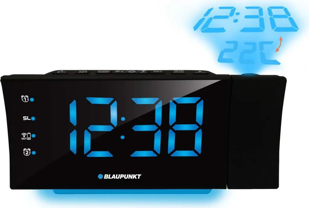  Blaupunkt CRP81USB - Digitaler Wecker - Schwarz - -20 - 50 °C - FM - Temperatur - Zeit - LED Blaupunkt