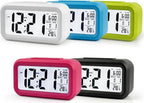  LED Wecker Digital Alarmwecker Uhr Kalender Beleuchtet Schlummerfunktion Alarm (Schwarz)