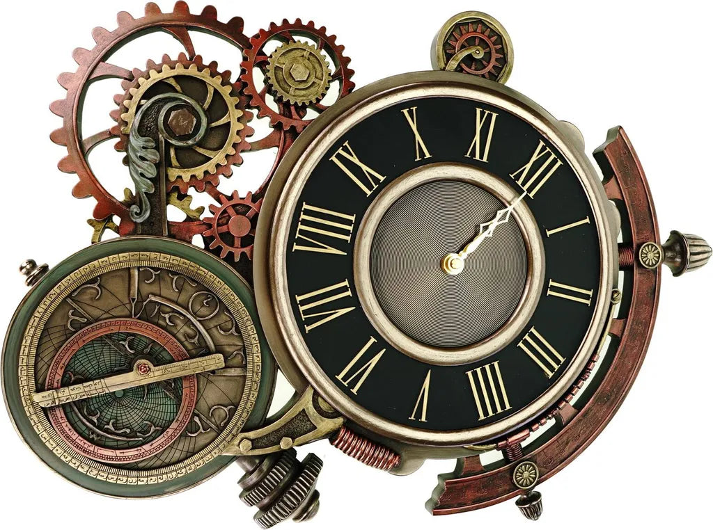  Steampunk Wanduhr Astrolabium - Bronziert By Veronese