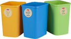  Curver Eco Friendly 3er-Set Mülltrennungssystem Mülleimer Mülltrennung Papier Glas Und Kunststoff Recycling-Eimer Aus Kunstoff (3x9L)