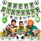  Weltmeisterschaft Fußball Party Supplies Luftballons Geburtstag Deko Ballons Cake Topper Happy Birthday Banner