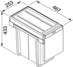  Franke Abfalltrennsystem Cube 30 (134.0039.553) - Handauszug