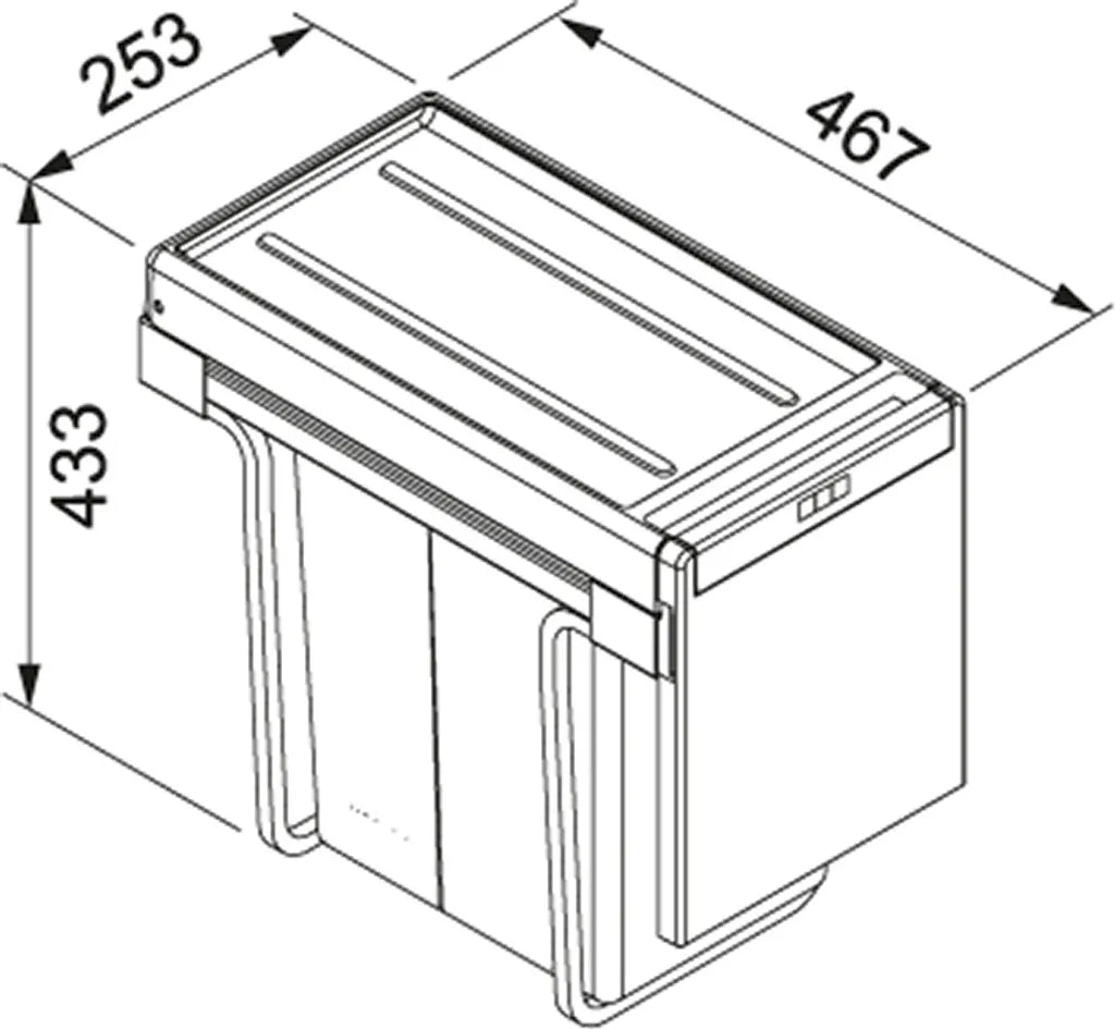  Franke Abfalltrennsystem Cube 30 (134.0039.553) - Handauszug