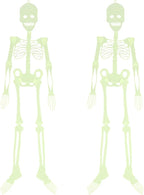  Halloween Hängende Leuchtende Skelett-Dekorationen, Ganzkörper-Glow-in-the-Dark-Skelett Für Halloween-Party-Dekorationen Im Freien, Hof, Garten, Hängende Ornamente, Requisiten