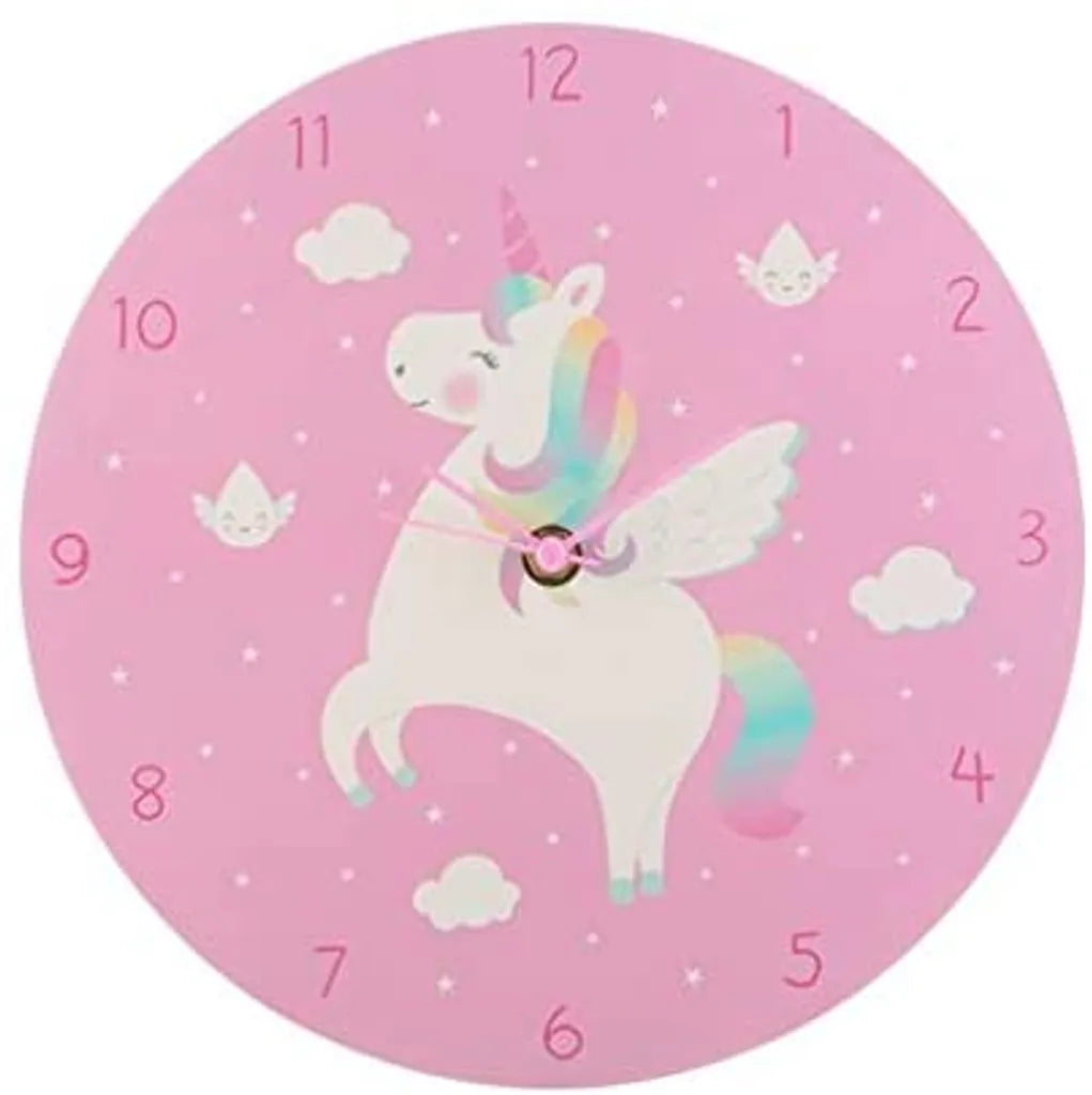  Sass & Belle Wanduhr Regenbogen Einhorn