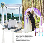  Querbehang Weiß Tüll Foto Hintergrund Hochzeit Vorhang Deko Weiss Hochzeitsbogen Gardinen Freihanddeko Dekoration Für Fotografie Party Hochzeit Geburtstag Taufe 70x600 Cm
