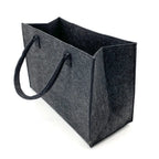  Heimtexland ® Allzweck Filztasche Shopper Tragetasche Filz Einkaufstasche Einkaufskorb Kaminholz Korb Aufbewahrung XL Tasche Typ717 Anthrazit