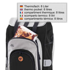  Andersen Shopper Quattro Stahl Höhenverstellbar Mit Rad Ø 15 Und 20 Cm Und 62 Liter Tasche Hydro 2.0 Schwarz Mit Kühlfach