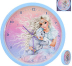  Depesche 10983 Wanduhr Iceworld- Analoger Wecker Lichtfunktion, Batteriebetrieben