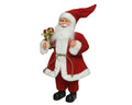  Weihnachtsmann Figur Mit Geschenk 30cm Rot