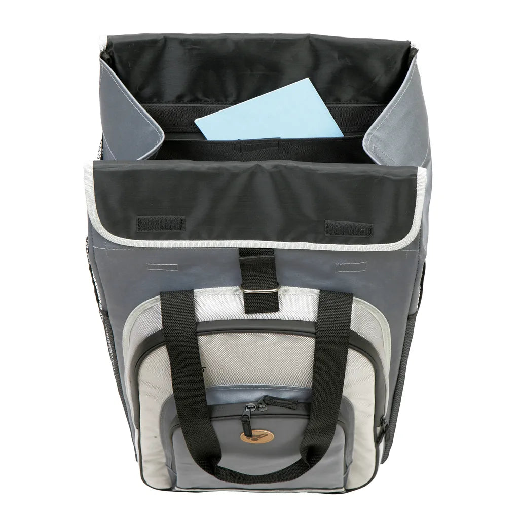  Andersen Royal Shopper Alu Klappbar Mit Kugellagerrad Ø 25 Cm Und 62 Liter Tasche Hydro 2.0 Grau Mit Kühlfach