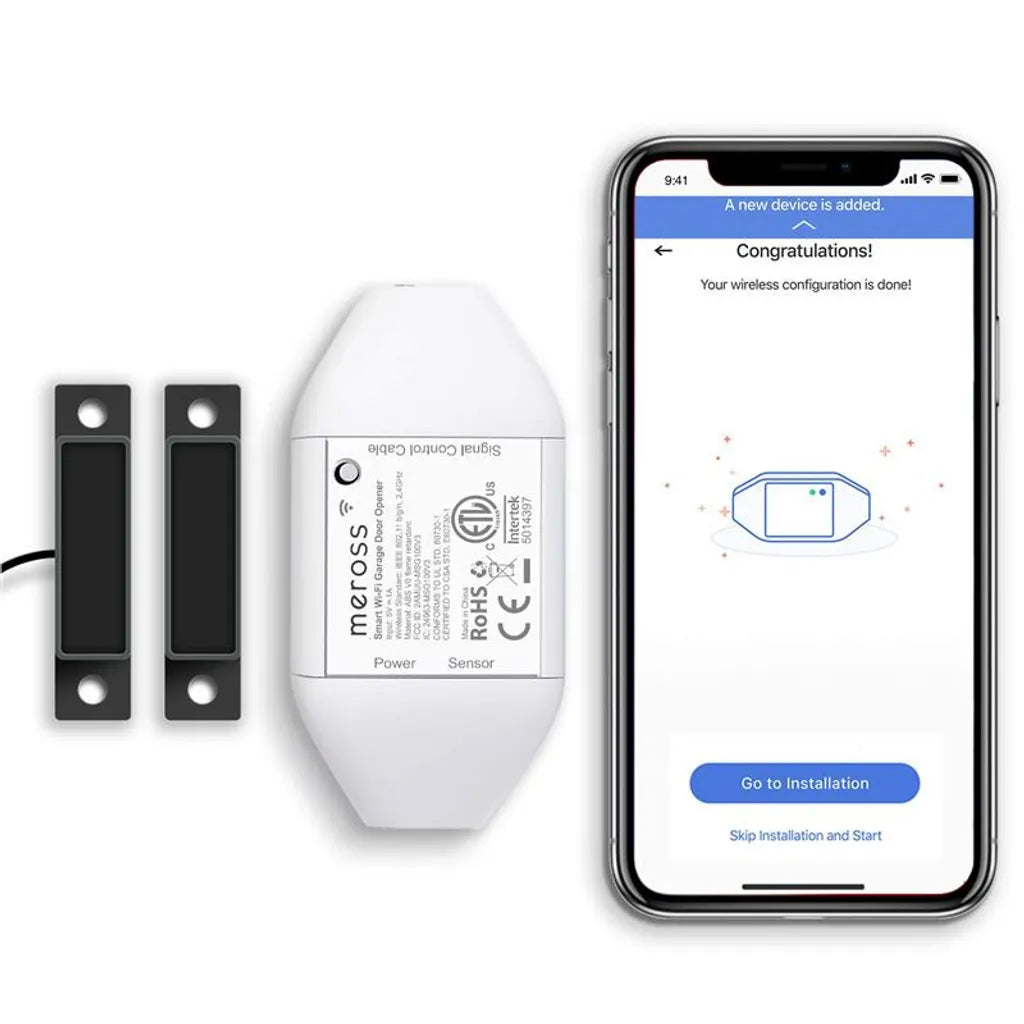  Meross Smart WLAN Garagentoröffner Funktioniert Mit Apple HomeKit, APP-Steuerung