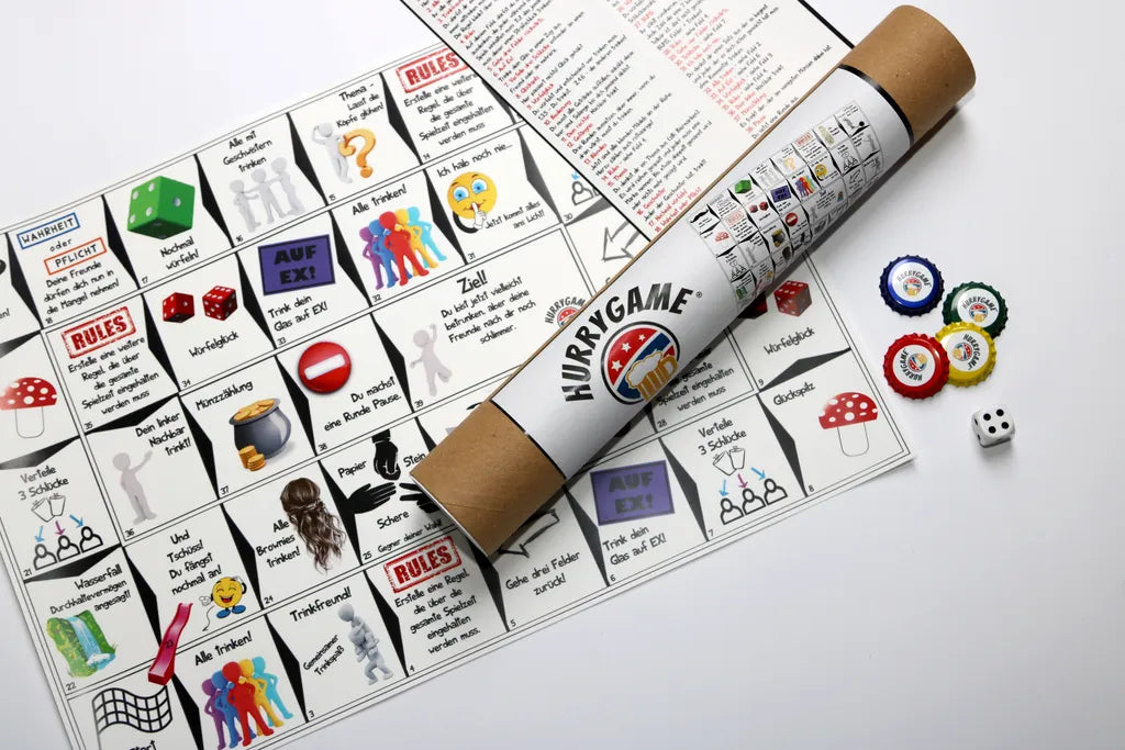  HurryGame Geschenke Für Männer, Partyspiel, Trinkspiel, Saufspiel NEU