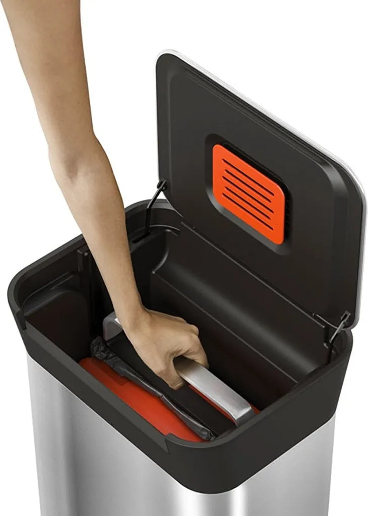  Joseph Joseph Abfalleimer Titanmit Pressfunktion 90 Liter