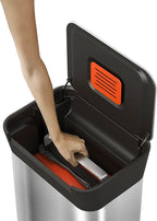  Joseph Joseph Abfalleimer Titanmit Pressfunktion 90 Liter