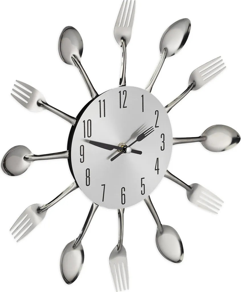  Relaxdays Wanduhr Besteck