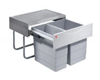  Hailo Abfallsammler 3644701 TR Swing Raumspar-Tandem-S 18 + 12 Liter Ab 50cm Schrankbreite