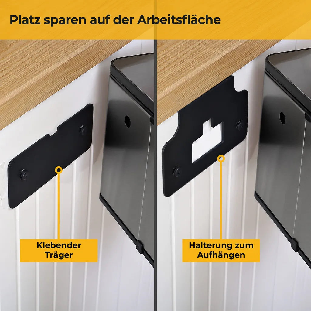  Silberthal Abfalleimer Biomülleimer Küche Edelstahl 3 Liter Innenbehälter