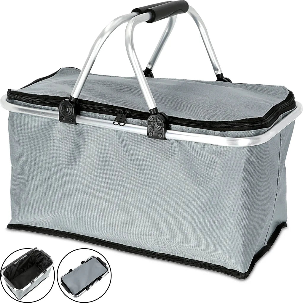  Einkaufskorb,grau, Faltbar, Max. Zuladung 12 Kg