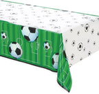 Unique Fussball-Tischdecke Grün-weiss-schwarz 137,16x274,32cm