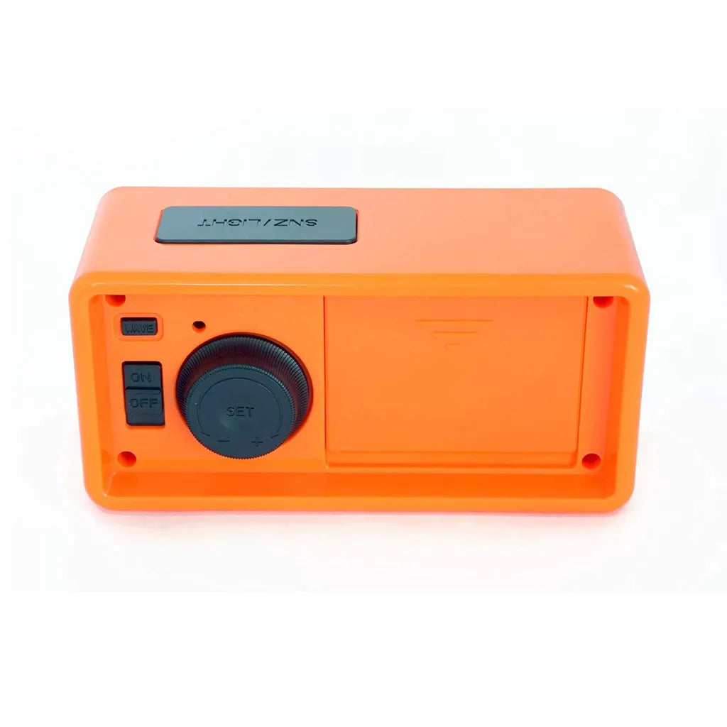  Atlanta 1881/12 Wecker Funk Funkwecker Digital Orange Licht Snooze Digitalwecker