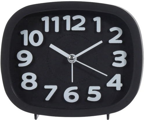  1 X Alarm-Wecker Analog, Quarz Größe: 12 X 4 X 10 Cm Weiß Oder Schwarz