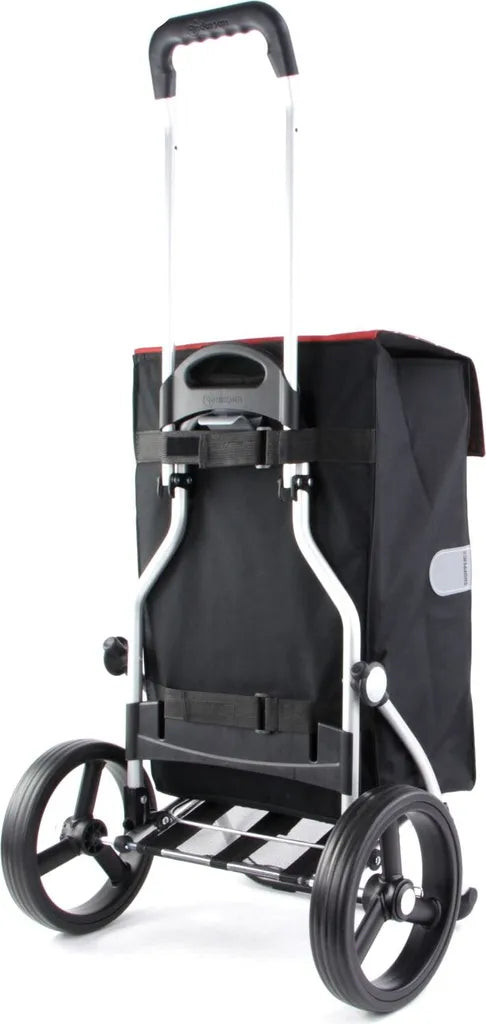  Andersen Shopper Royal Alu Klappbar Mit 3-Speichenrad Ø 25cm Und 45 Liter Tasche Malit Rot Mit Kühlfach
