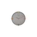  NeXtime Wanduhr NX3515 Mohawk Wall, Lautlos, Rund, ø 32cm, Grau, Beton, Rosegold
