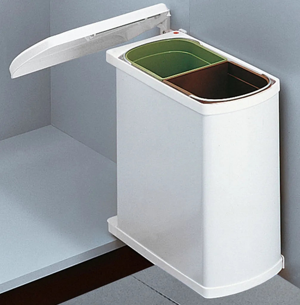  Hailo Mülleimer Küche, Einbau Ab 45 Cm Schrank, 2-fach Mülltrennung