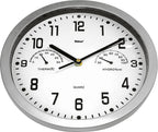  Mebus Quarz-Wanduhr Mit Thermo-/Hygrometer